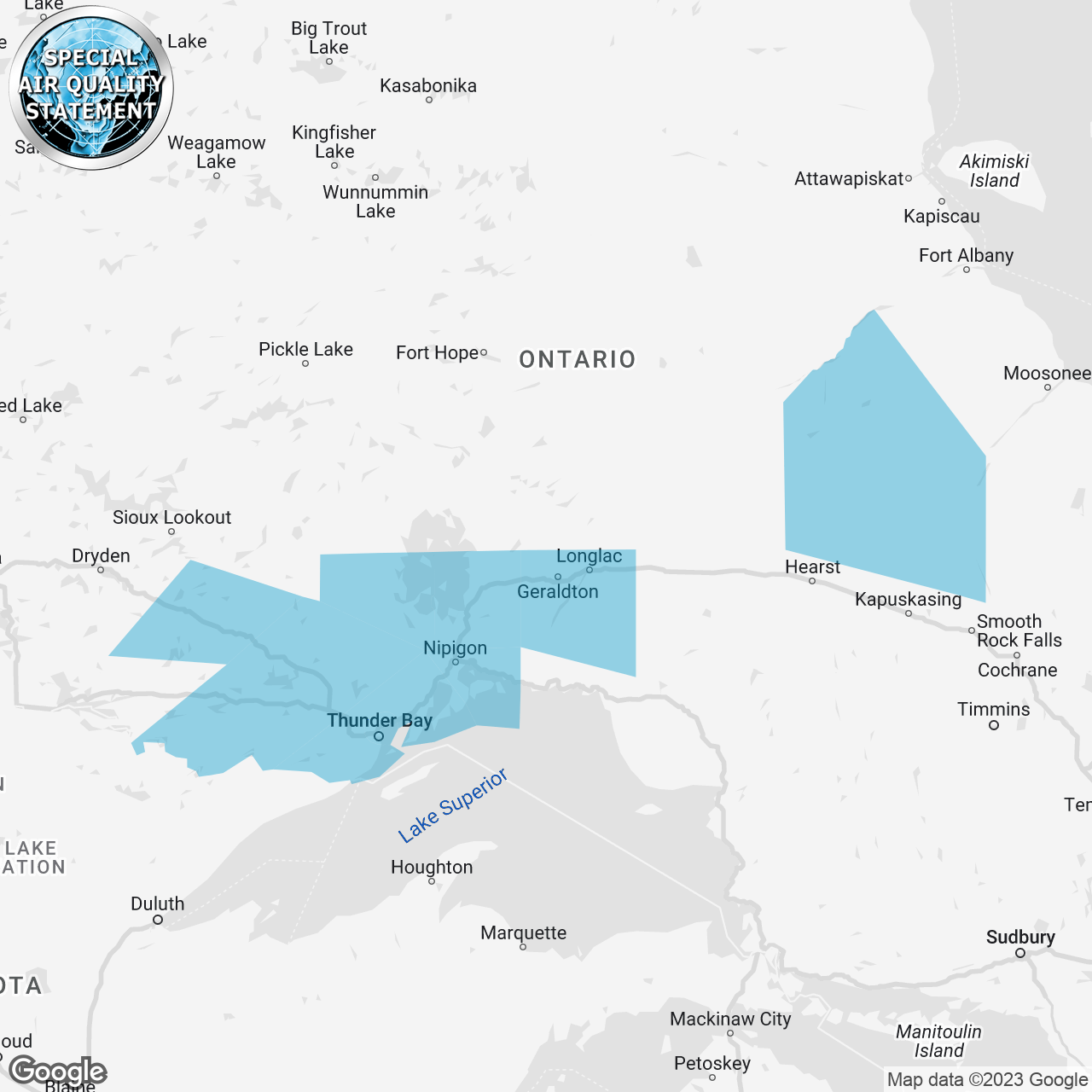 Special Air Quality Statement Issued