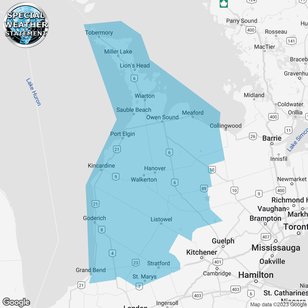 Special Weather Statement Issued
