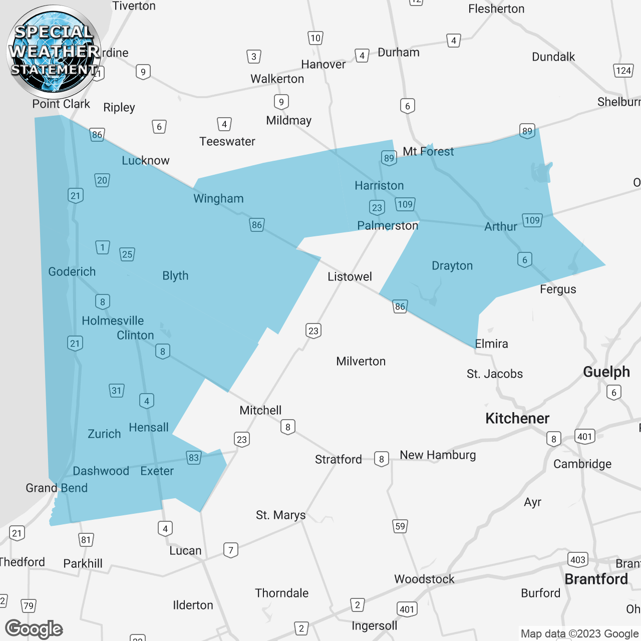 Special Weather Statement Issued