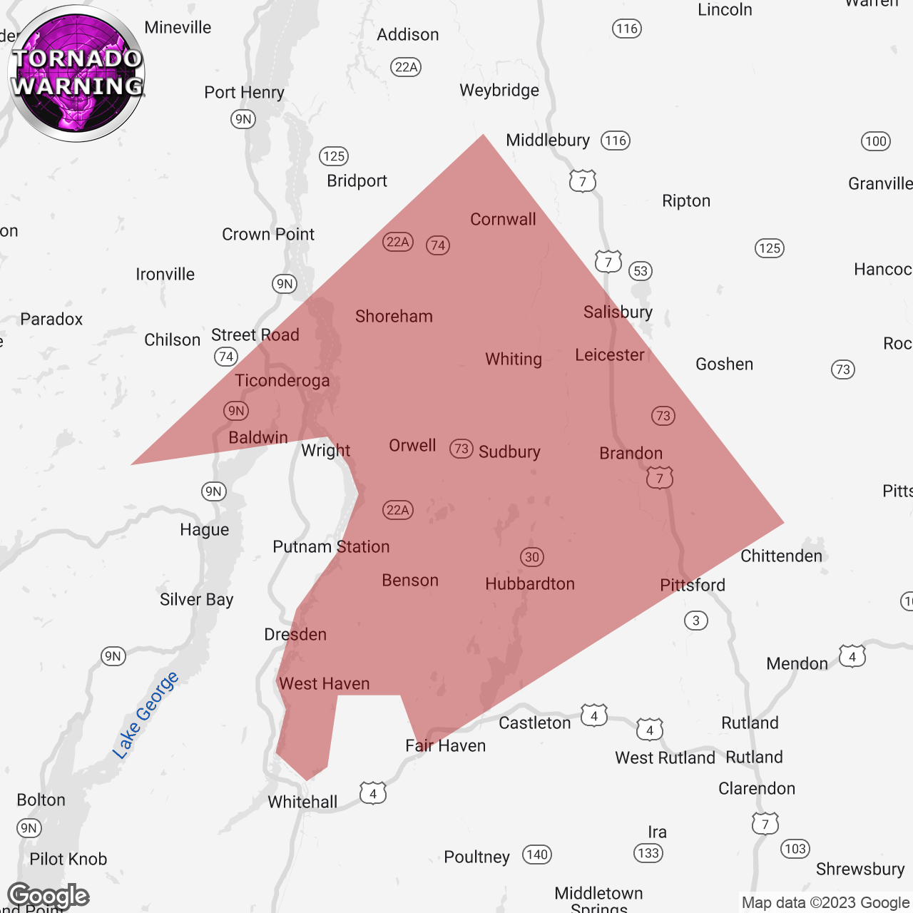 Tornado Warning Issued