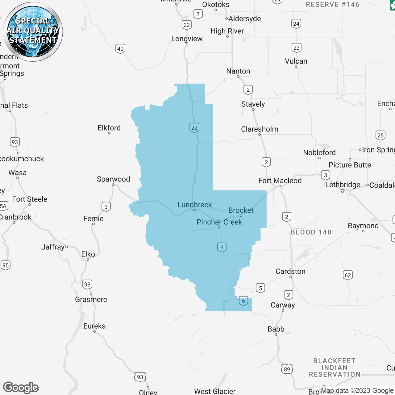 Special Air Quality Statement Issued