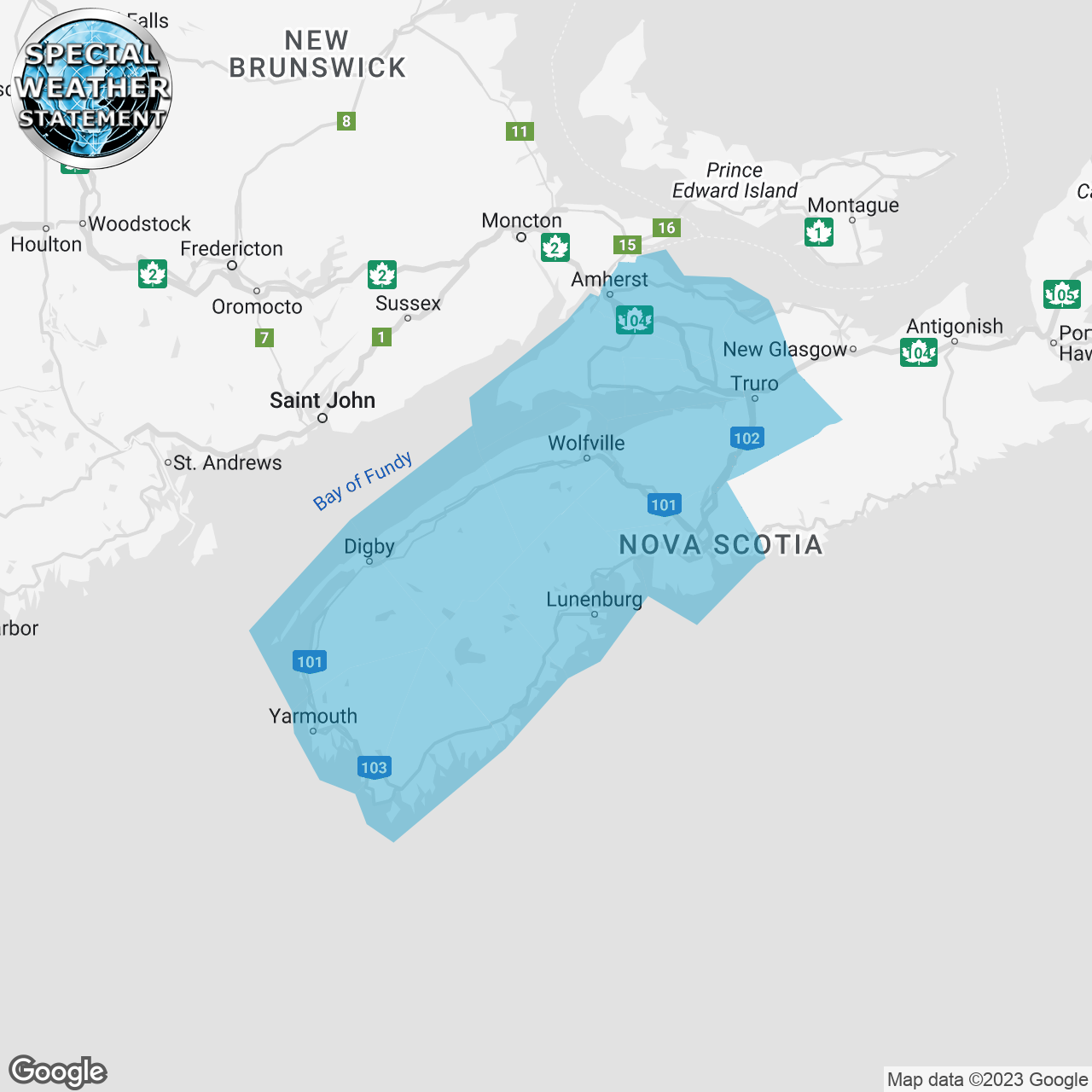 Special Weather Statement Issued