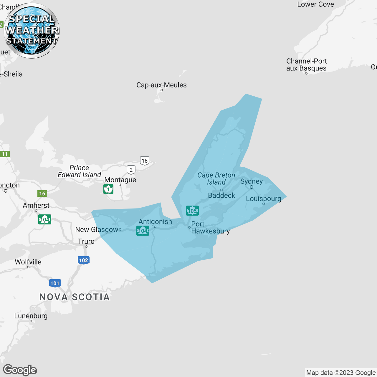 Special Weather Statement Issued