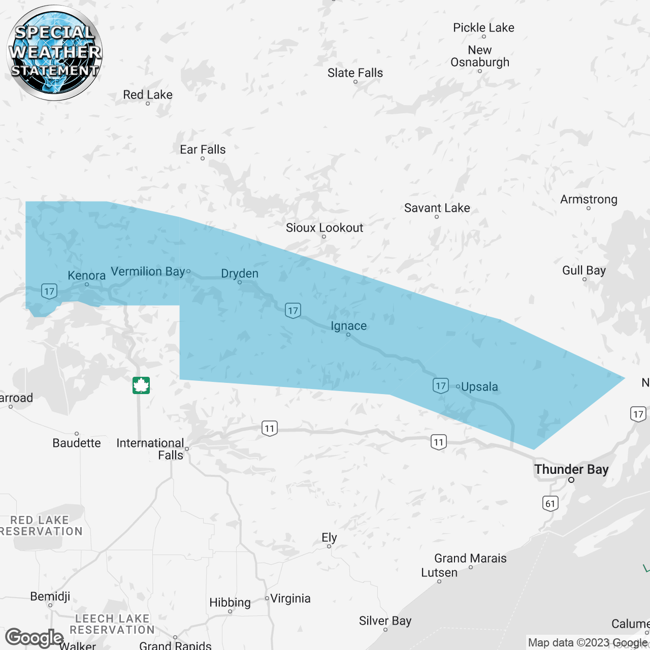 Special Weather Statement Continued