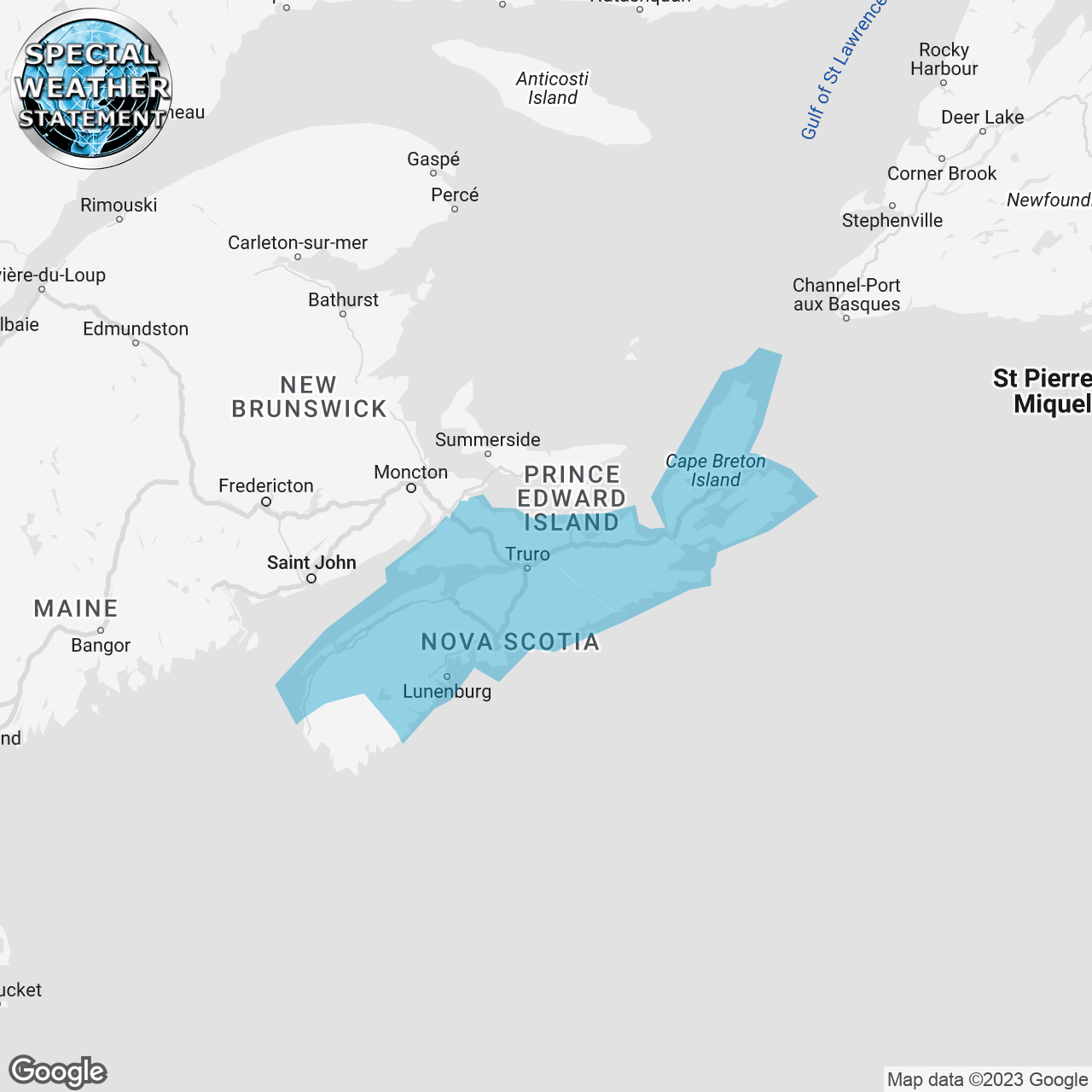 Special Weather Statement Issued
