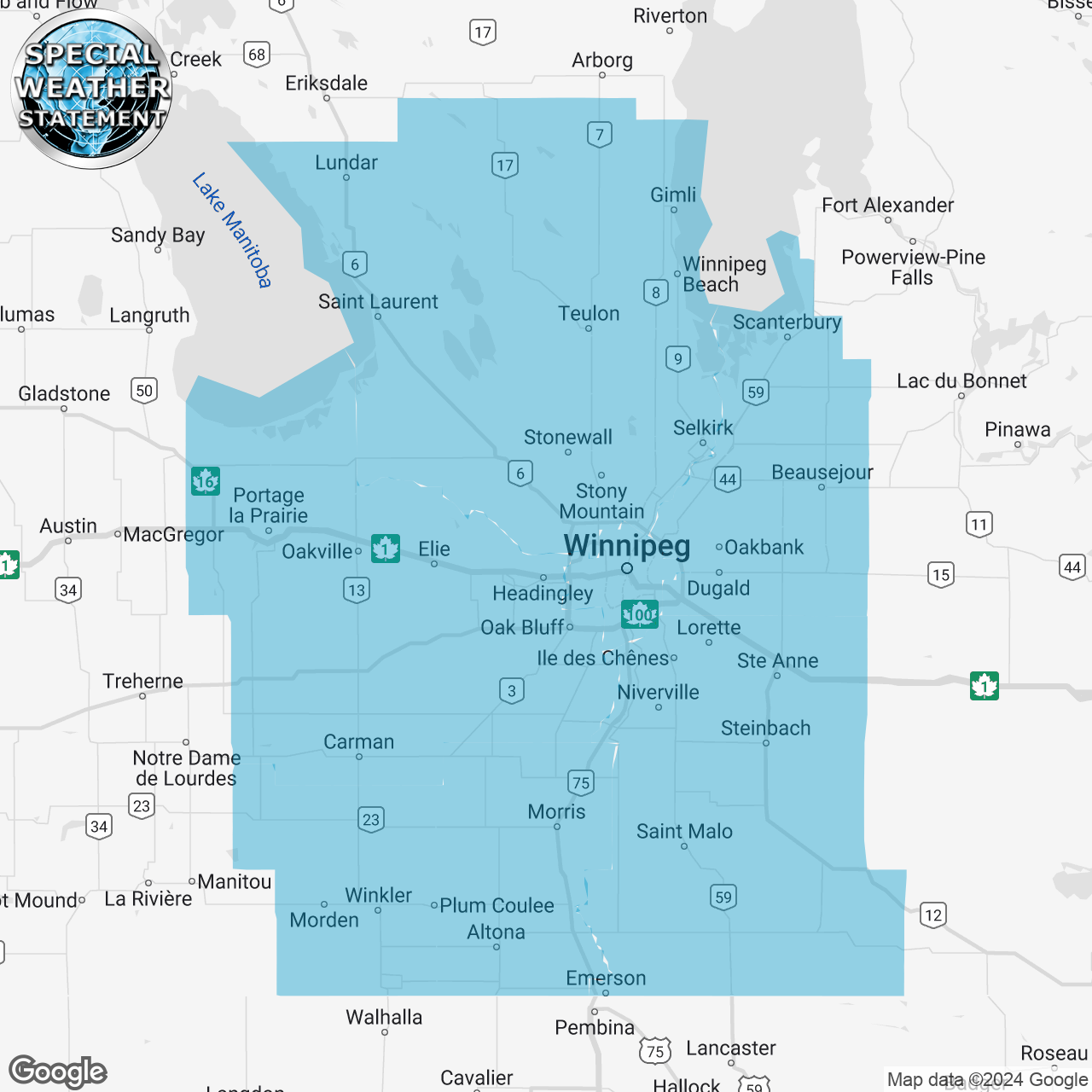Special Weather Statement Issued