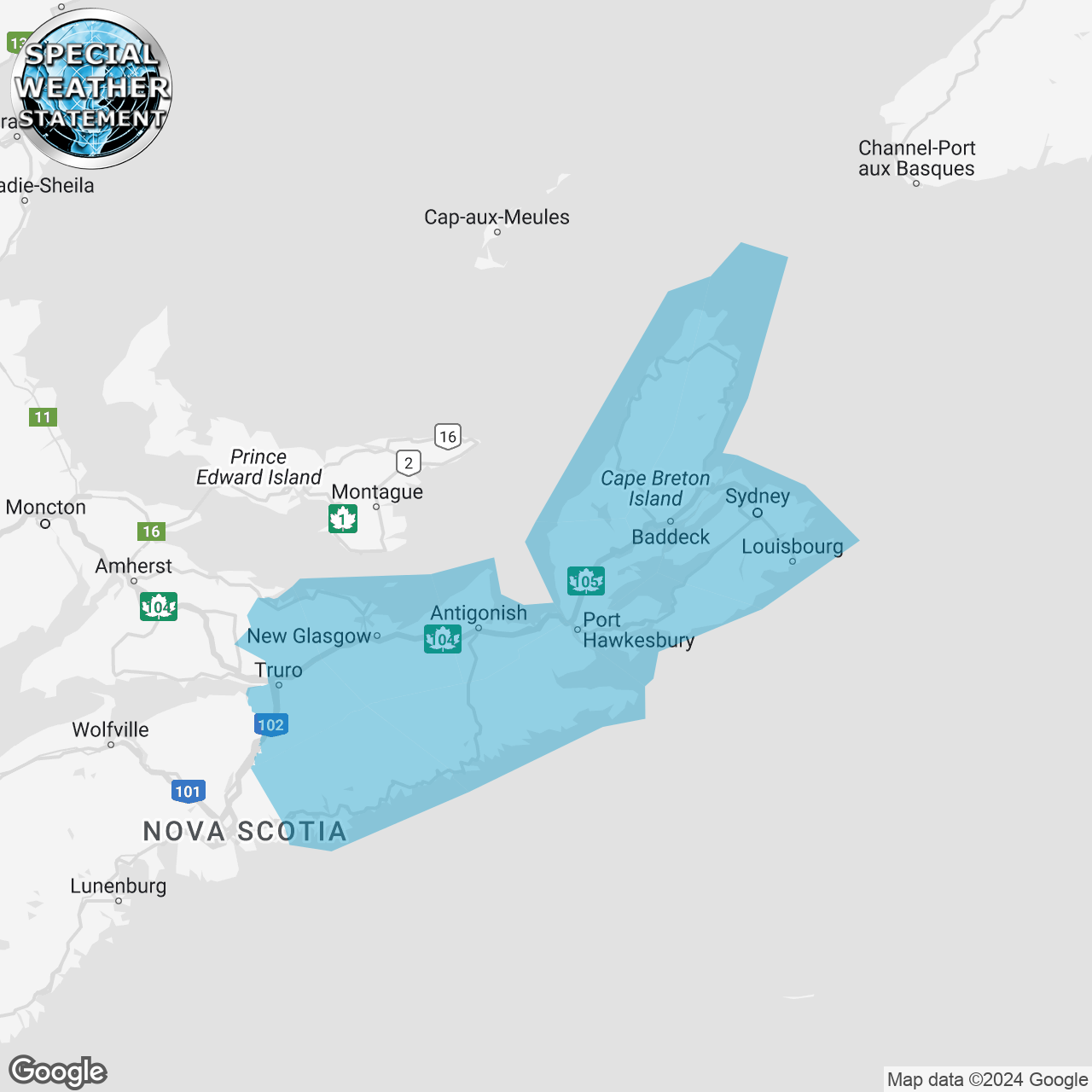 Special Weather Statement Issued