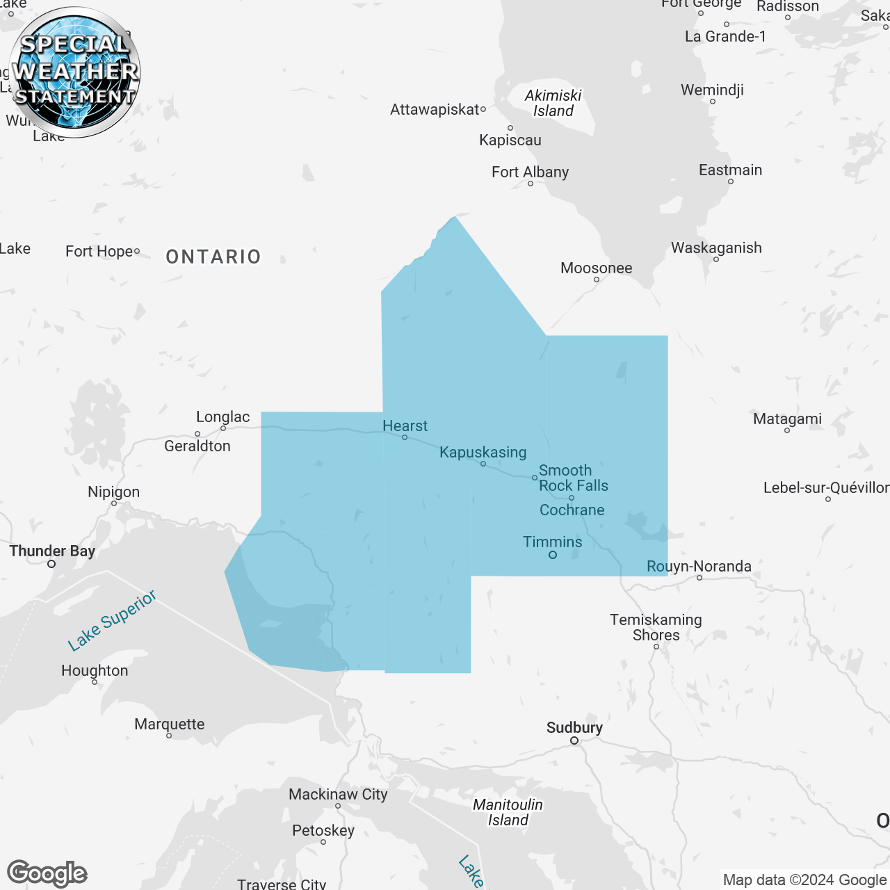 Special Weather Statement Issued