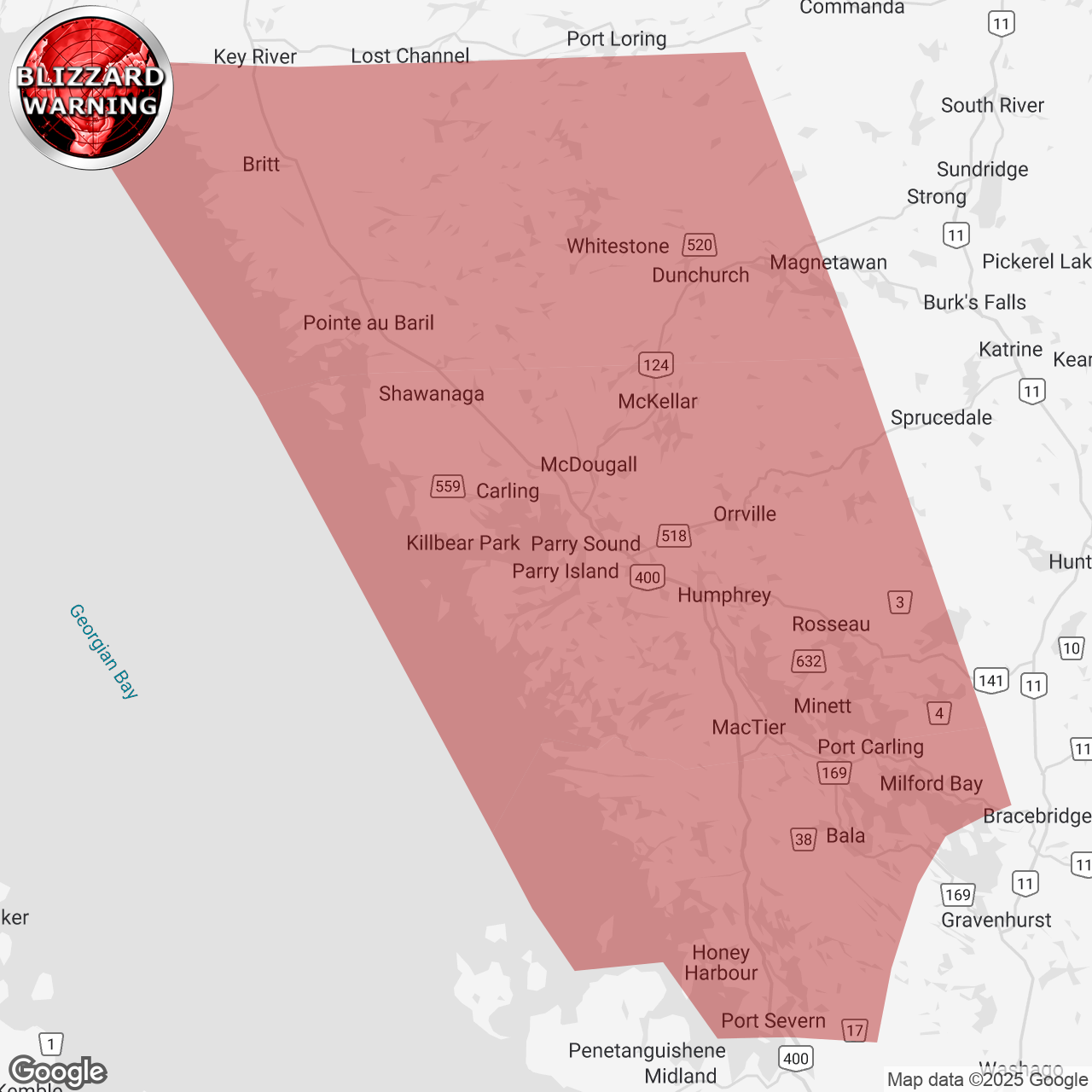 Blizzard Warning Issued