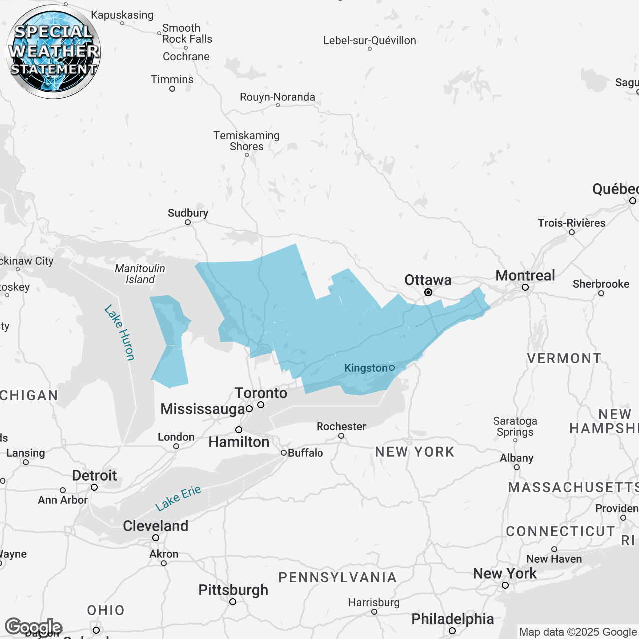 Special Weather Statement Issued
