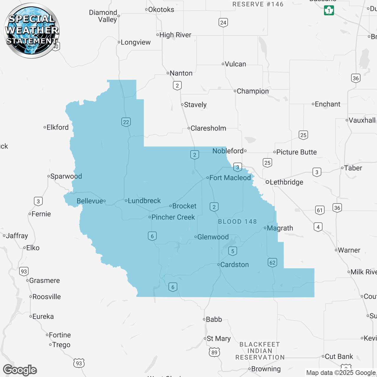Special Weather Statement Issued