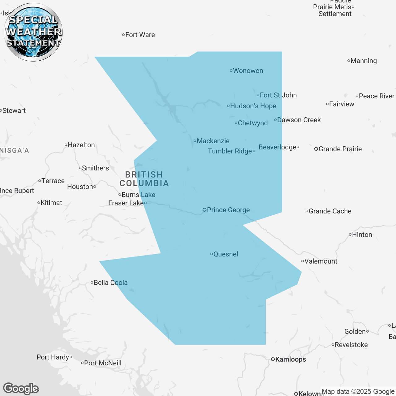Special Weather Statement Issued